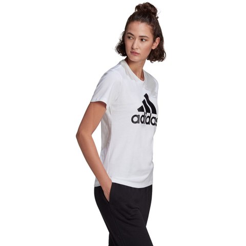 Koszulka damska adidas Loungewear Essentials Logo Tee biała GL0649