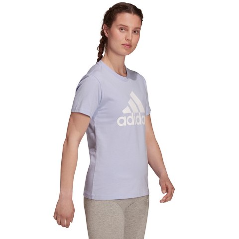 Koszulka damska adidas Loungewear Essentials Logo Tee fioletowa H07809