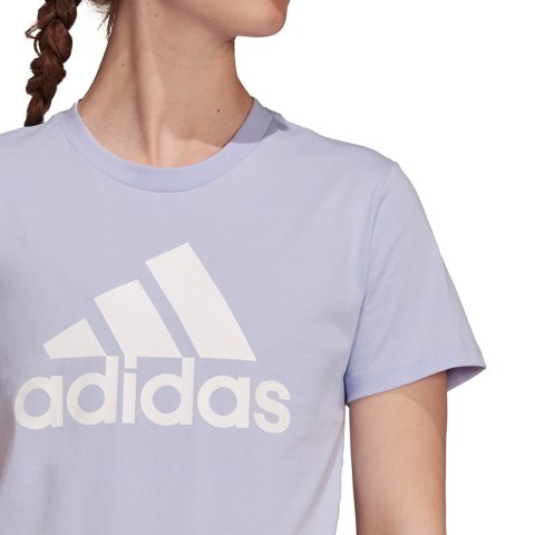 Koszulka damska adidas Loungewear Essentials Logo Tee fioletowa H07809