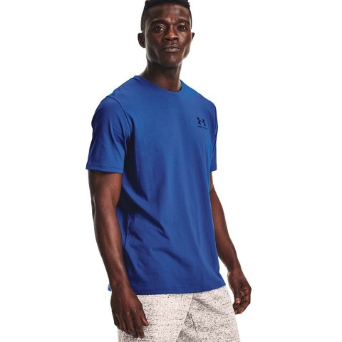 Koszulka męska Under Armour Sportstyle Left Chest Ss niebieska 1326799 432
