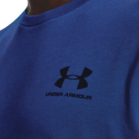 Koszulka męska Under Armour Sportstyle Left Chest Ss niebieska 1326799 432