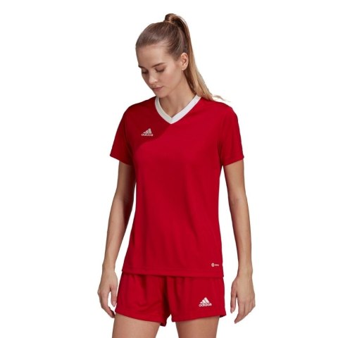 Koszulka damska adidas Entrada 22 Jersey czerwona H57571