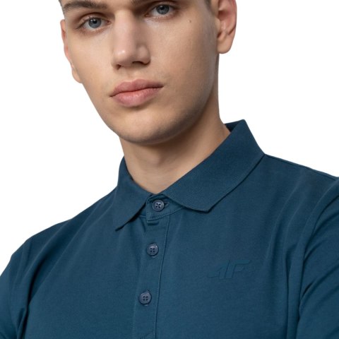 Koszulka męska 4F denim H4L22 TSM355 32S