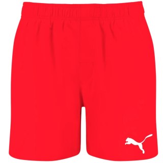 Spodenki kąpielowe męskie Puma Swim Medium Lenght 1P czerwone 935088 02