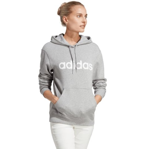 Bluza damska adidas Essentials Linear szara IC6884