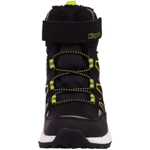 Buty dla dzieci Kappa Floki Tex czarno-limonkowe 260975K 1133