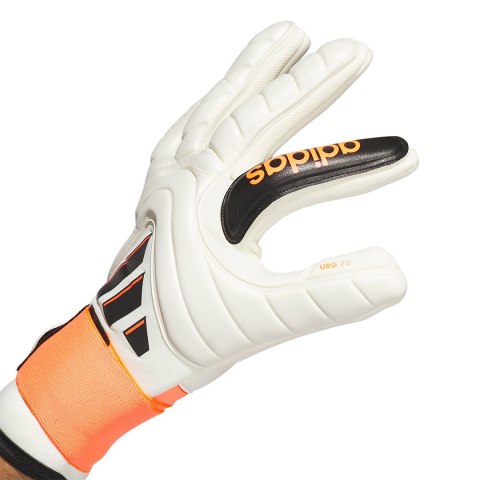 Rękawice bramkarskie adidas Copa GL Pro beżowo-pomarańczowe IQ4013