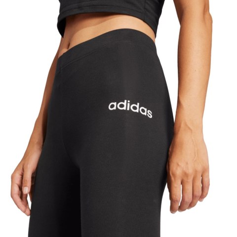 Legginsy damskie adidas Essentials Linear Cotton czarne JG8621