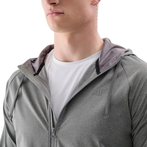 Bluza męska 4F FNK M512 szary melanż 4FWSS25TFSWM512 25M