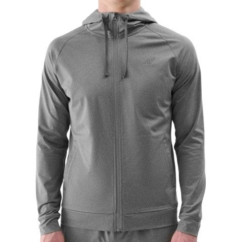 Bluza męska 4F FNK M512 szary melanż 4FWSS25TFSWM512 25M