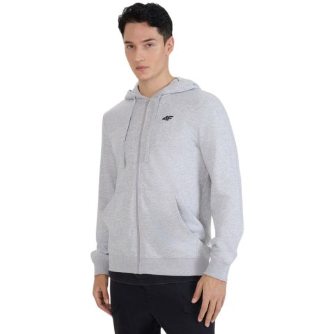 Bluza męska 4F M1768 chłodny jasny szary melanż 4FWMM00TSWSM1768 27M