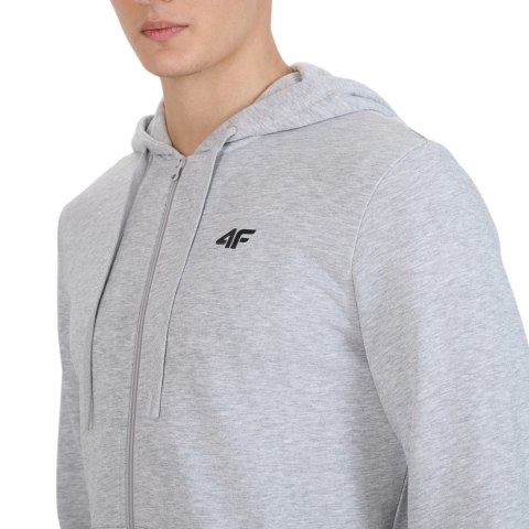 Bluza męska 4F M1768 chłodny jasny szary melanż 4FWMM00TSWSM1768 27M