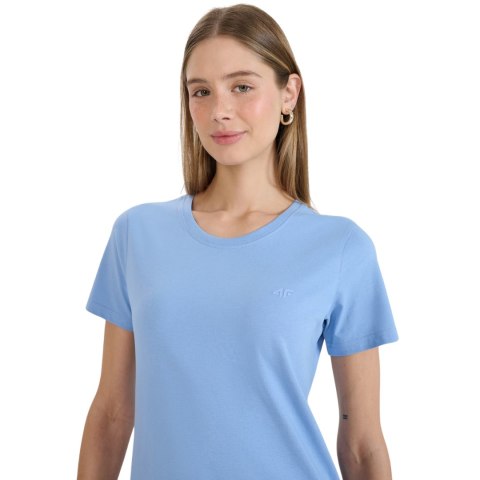Koszulka damska 4F F2356 denim 4FWMM00TTSHF2356 32S