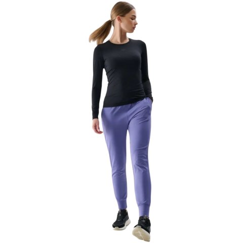 Koszulka damska 4F Longsleeve FNK F324 głęboka czerń 4FRSS25TFLOF324 20S