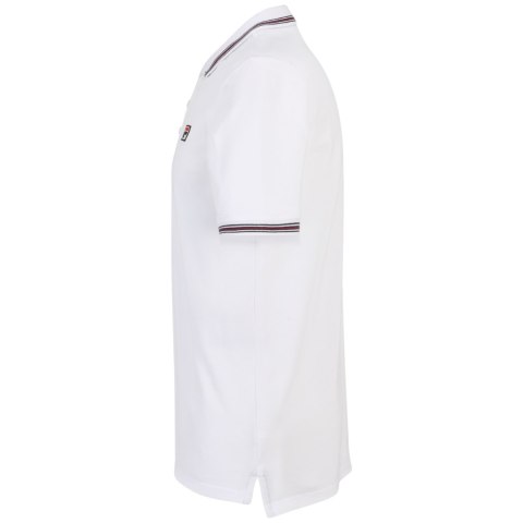 Koszulka męska polo Fila Lubbeek biała FAM0898 10001