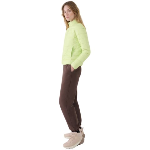 Kurtka damska puchowa 4F F533 soczysta zieleń 4FWSS25TDJAF533 45S