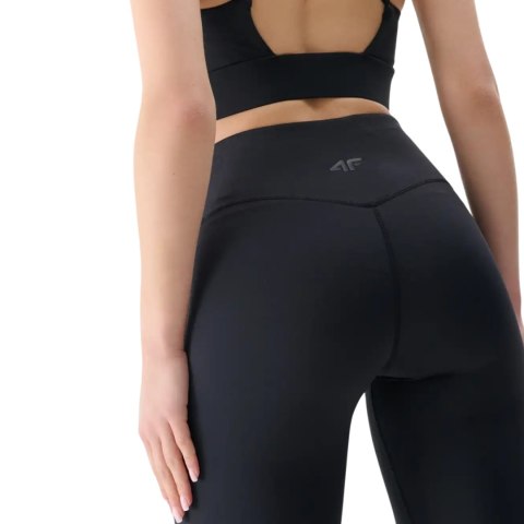 Legginsy damskie 4F F306 głęboka czerń 4FRSS25TFTIF306 20S