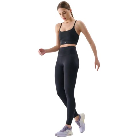 Legginsy damskie 4F F306 głęboka czerń 4FRSS25TFTIF306 20S
