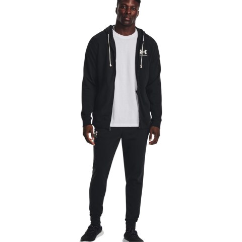 Spodnie męskie Under Armour Rival Terry Jogger czarne 1380843 001
