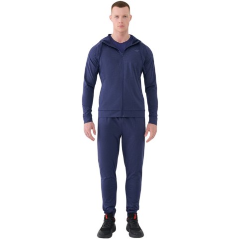 Bluza męska 4F FNK M512 ciemny granat melanż 4FWSS25TFSWM512 30M