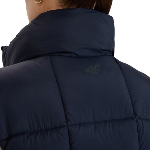 Kamizelka damska 4F F209 głęboka czerń 4FWSS25TVJAF209 20S