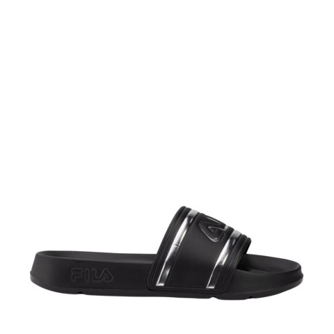 Klapki damskie Fila Morro Bay Logo czarno-szare FFW0102 83162
