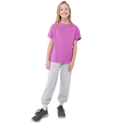 Koszulka dla dziewczynki 4F F2326 ciemny fiolet 4FJWSS25TTSHF2326 50S