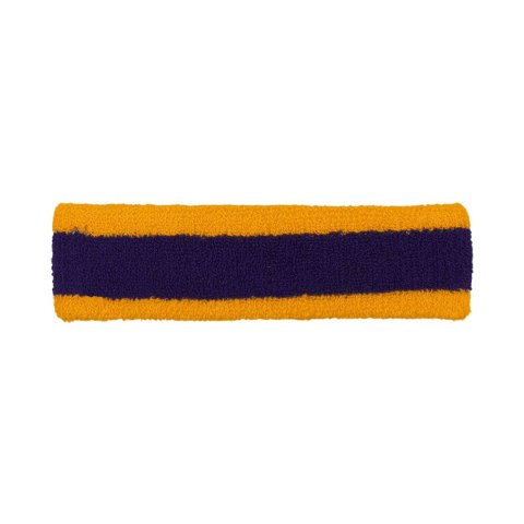 Opaska na głowę Nike Swoosh fioletowo-żółta N0001544730