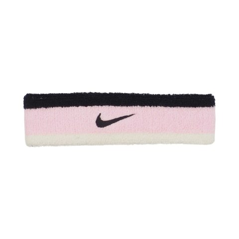 Opaska na głowę Nike Swoosh różowo-czarno-biała N0001544641