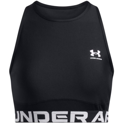 Koszulka damska Under Armour HeatGear Rib Tank czarna 1388694 001