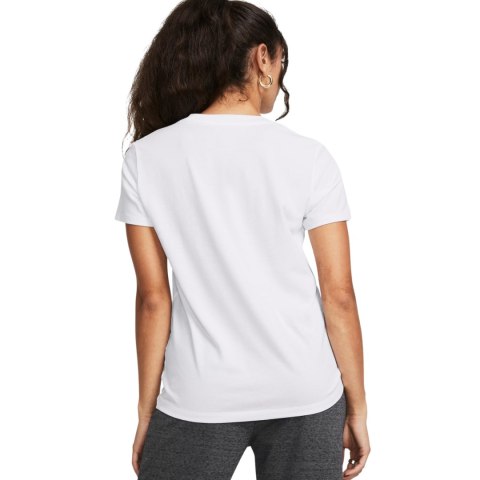 Koszulka damska Under Armour Rival Core SS biała 1383648 100