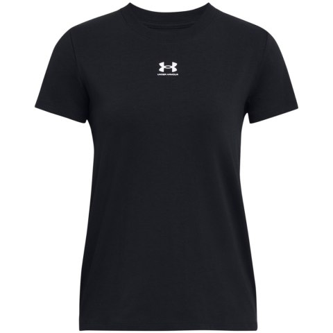 Koszulka damska Under Armour Rival Core SS czarna 1383648 001