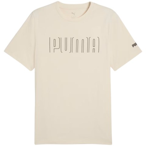 Koszulka męska Puma Sport Graphic Tee beżowa 684617 87