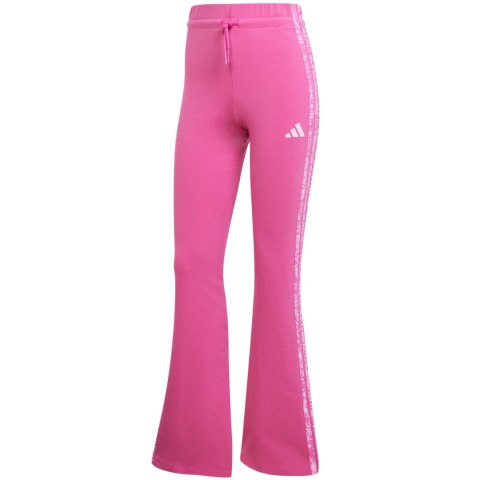 Legginsy damskie adidas Essentials 3-Stripes Print Cotton różowe JG6238