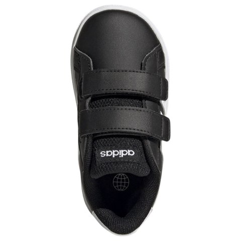 Buty dla dzieci adidas Grand Court 2.0 Hook and Loop czarne GW6523