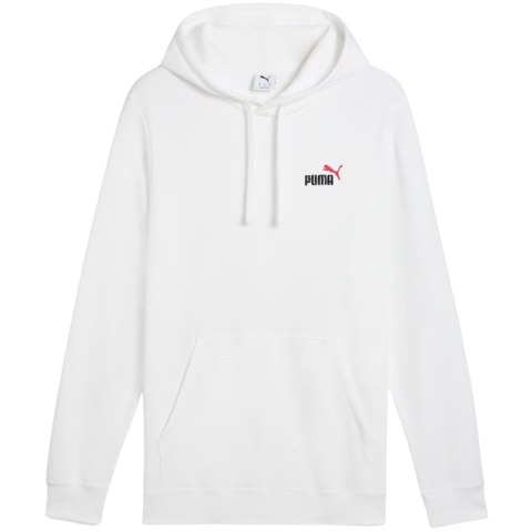Bluza męska Puma Ess 2 Color Small No.1 Logo Hoodie TR biała 684719 02