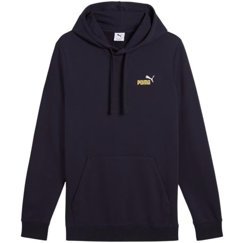 Bluza męska Puma Ess 2 Color Small No.1 Logo Hoodie TR granatowa 684719 16