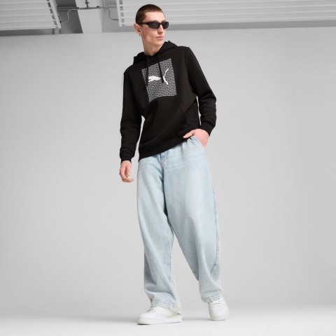 Bluza męska Puma Ess Logo Lab Hoodie FL czarna 684669 01