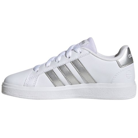 Buty dla dzieci adidas Grand Court Lifestyle Tennis Lace-Up białe GW6506