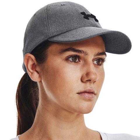 Czapka z daszkiem damska Under Armour Blitzing Adj OSFM szara 1376705 002