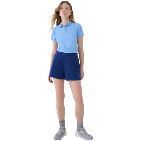 Koszulka damska polo 4F F365 denim 4FWMM00TPTSF365 32S