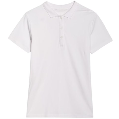 Koszulka damska polo 4F F514 biała 4FWMM00TPTSF514 10S