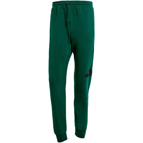 Spodnie męskie adidas Essentials Big Logo French Terry zielone JE8971