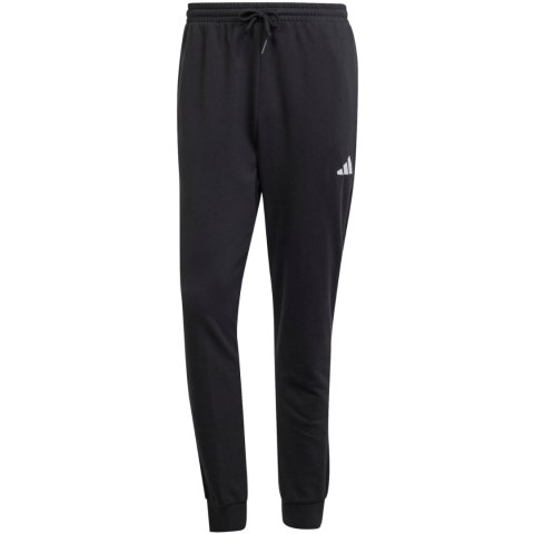 Spodnie męskie adidas Essentials Feel Cozy French Terry czarne JE3854