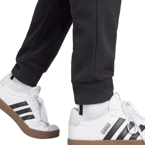 Spodnie męskie adidas Essentials Feel Cozy French Terry czarne JE3854
