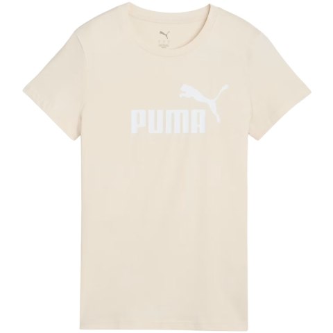 Koszulka damska Puma ESS No.1 Logo Tee beżowa 682371 87