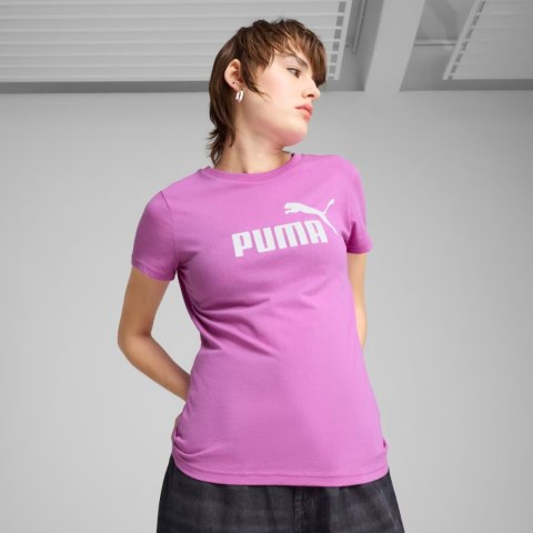 Koszulka damska Puma ESS No.1 Logo Tee fioletowa 682371 89