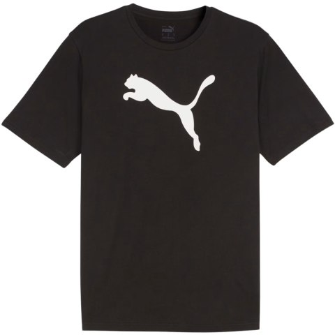 Koszulka męska Puma Team Rise Logo Jersey Cotton czarna 658705 03
