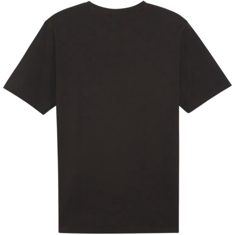 Koszulka męska Puma Team Rise Logo Jersey Cotton czarna 658705 03