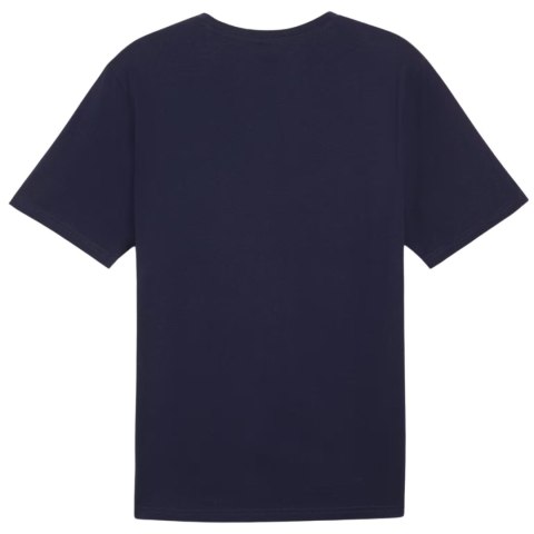 Koszulka męska Puma Team Rise Logo Jersey Cotton granatowa 658705 06